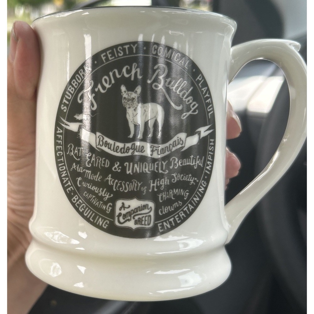 Demdaco French Bulldog Mug/Stein " A Champion Breed"